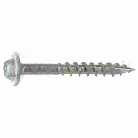 Saberdrive Wood Screw, #9, 1-1/2 in, White Steel Flange Round Head Torx Drive, 143 PK 54095